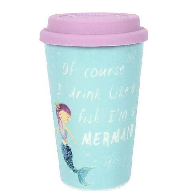 Mermaid Thermal Travel Mug Daisy Devotion