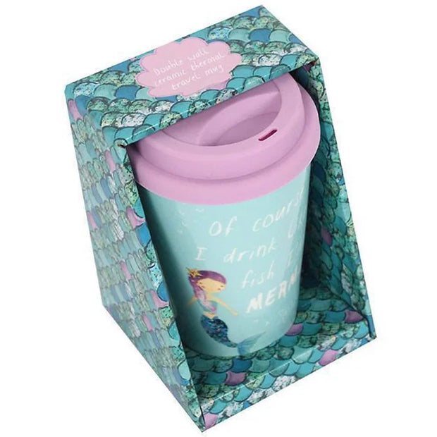 Mermaid Thermal Travel Mug Daisy Devotion