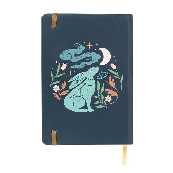 Midnight Hare Notebook Daisy Devotion