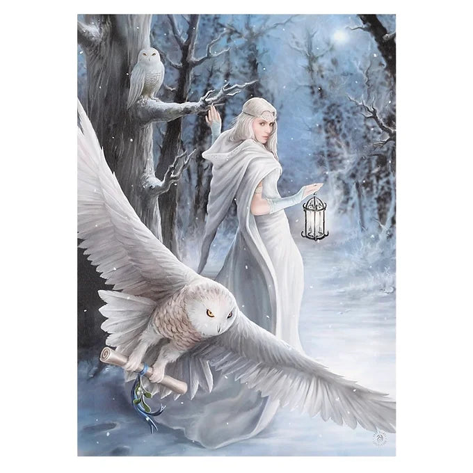 Midnight Messenger Canvas Plaque By Anne Stokes Daisy Devotion