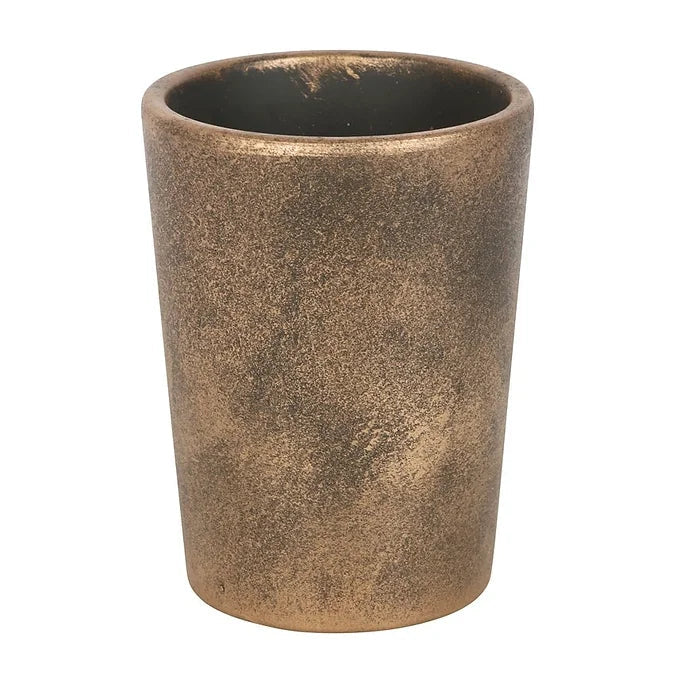 Moon Gazing Hare Bronze Terracotta Plant Pot Daisy Devotion