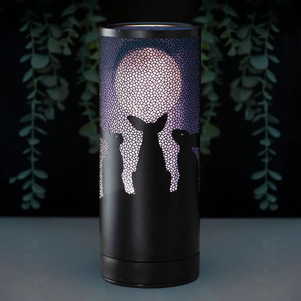 Moon Gazing Hares Aroma Lamp by Lisa Parker Daisy Devotion