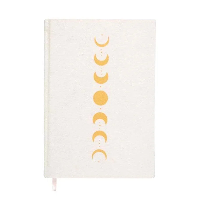 Moon Phase Velvet Notebook Daisy Devotion