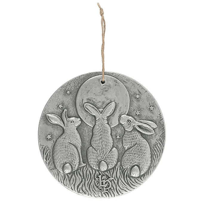 Moon Shadows Silver Terracotta Plaque Daisy Devotion