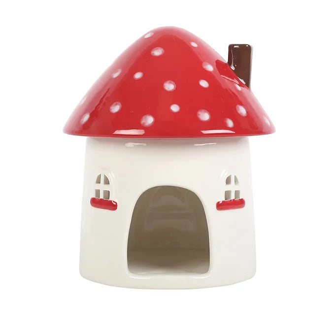Mushroom House Oil Burner and Wax Warmer Daisy Devotion
