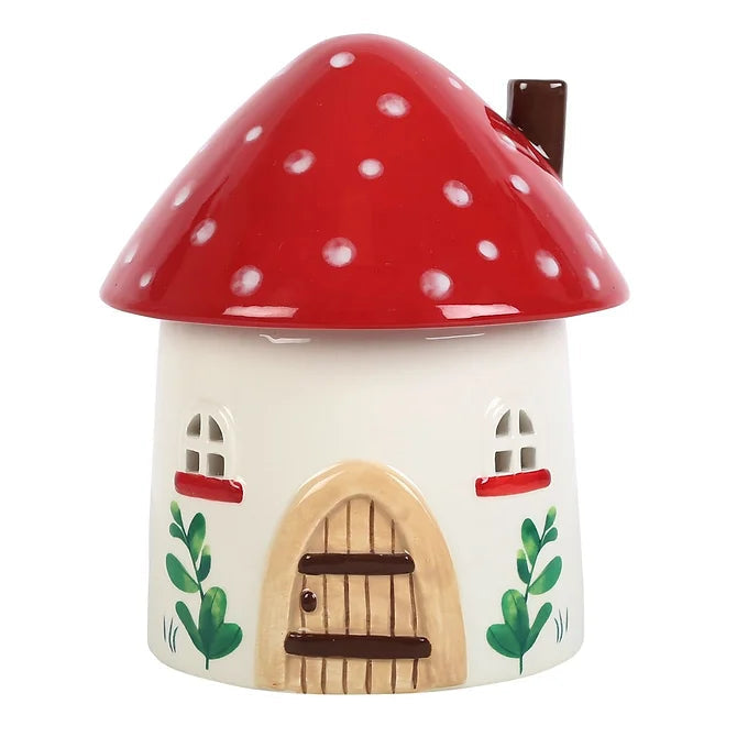 Mushroom House Oil Burner and Wax Warmer Daisy Devotion