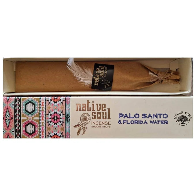 Native Soul Palo Santo & Florida Water Incense Sticks Daisy Devotion