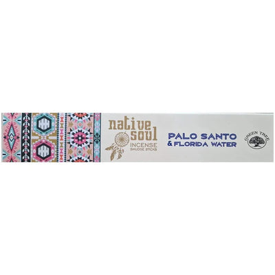 Native Soul Palo Santo & Florida Water Incense Sticks Daisy Devotion