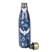 Night Flight Owl Metal Water Bottle Daisy Devotion