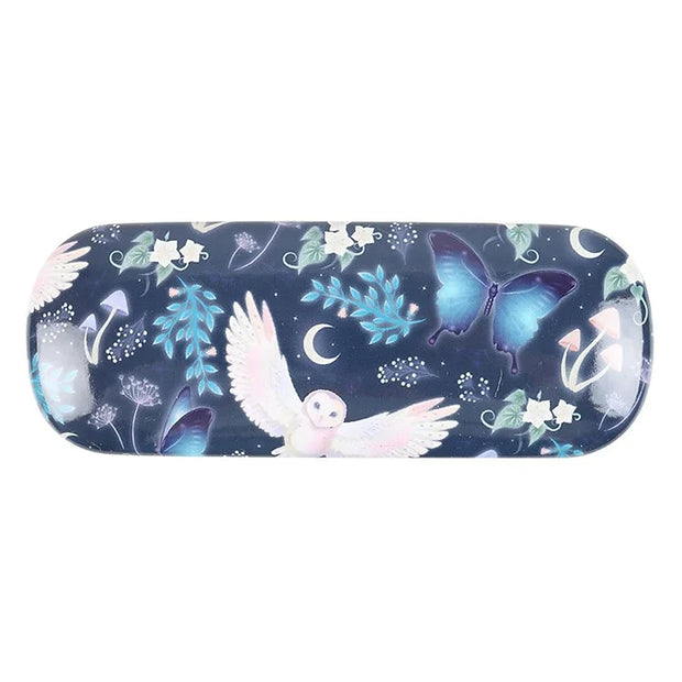 Night Flight Owl Print Glasses Case Daisy Devotion