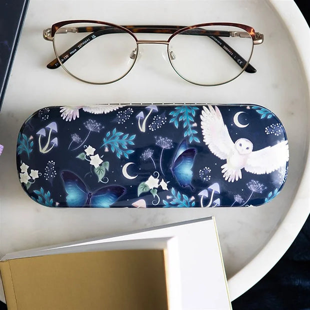 Night Flight Owl Print Glasses Case Daisy Devotion