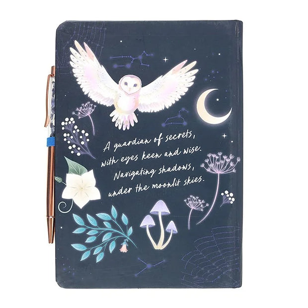 Night Owl Journal with Sodalite Pen Daisy Devotion