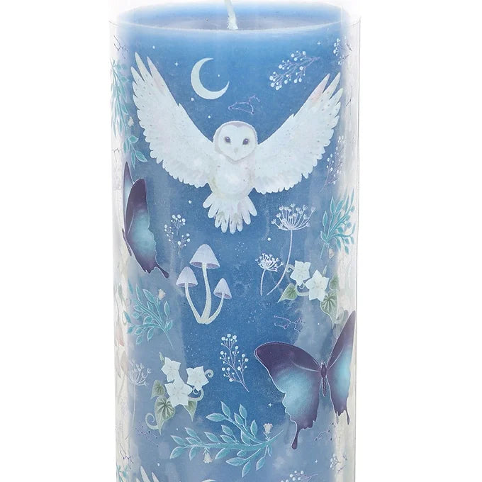 Night Owl Lavender Glass Tube Candle Daisy Devotion