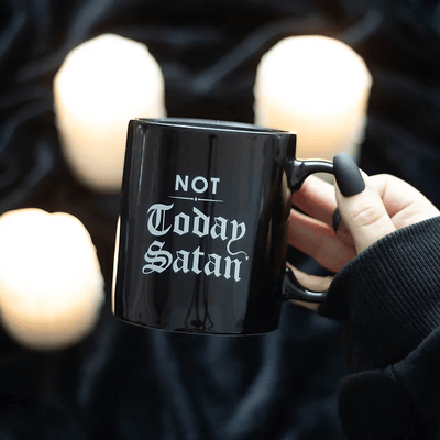 Not Today Satan Mug Daisy Devotion