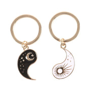 Pair of Yin Yang Best Friend Keyrings Daisy Devotion