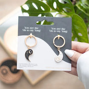 Pair of Yin Yang Best Friend Keyrings Daisy Devotion