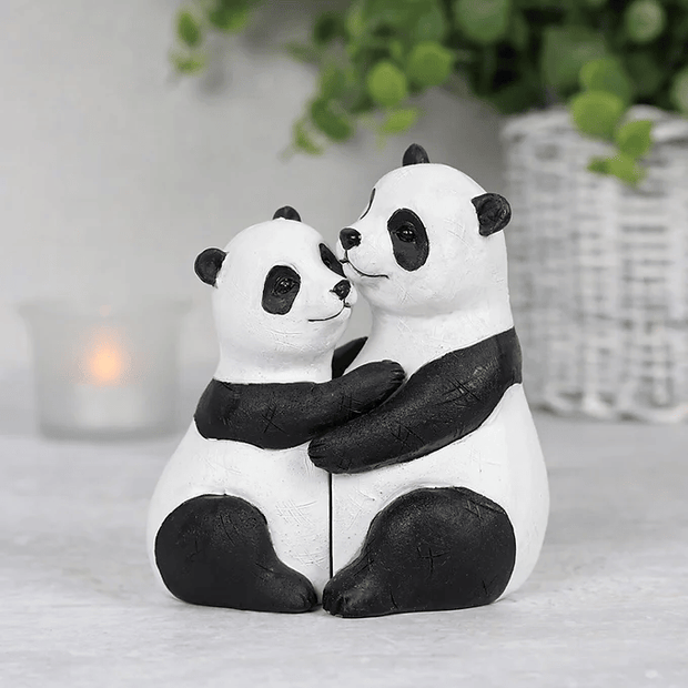 Panda Couple Daisy Devotion