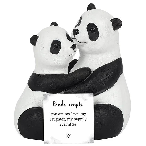 Panda Couple Daisy Devotion