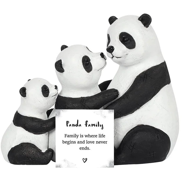 Panda Family Daisy Devotion