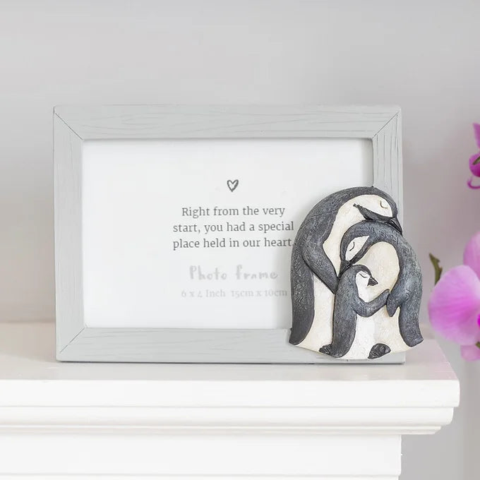 Penguin Family Photo Frame Daisy Devotion