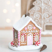 Pink Gingerbread House Incense Cone Burner Daisy Devotion