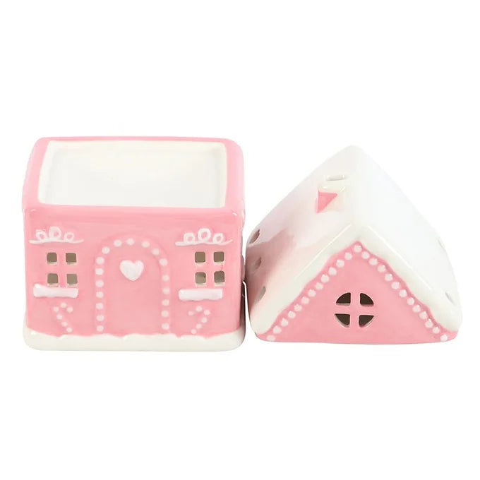 Pink Gingerbread House Oil Burner Daisy Devotion