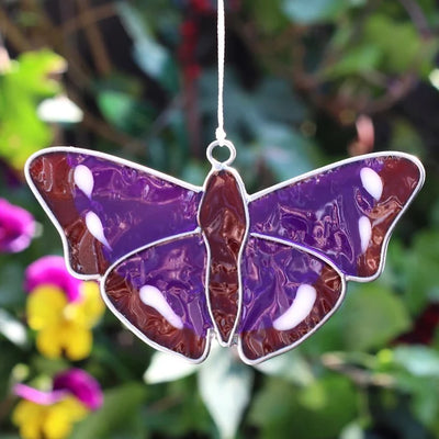 Purple Emperor Butterfly Suncatcher Daisy Devotion
