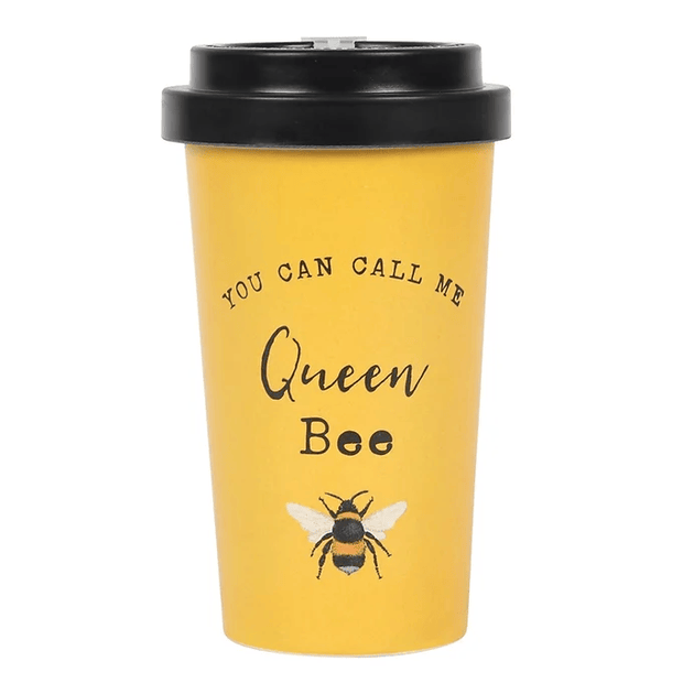 Queen Bee Bamboo Eco Travel Mug Daisy Devotion