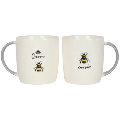 Queen Bee & Bee Keeper Mug Set Daisy Devotion