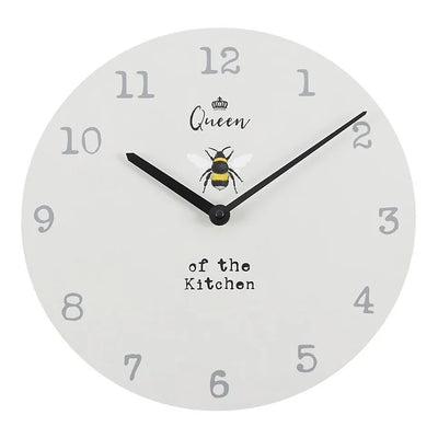 Queen Of The Kitchen Wall Clock Daisy Devotion