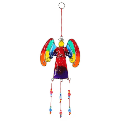 Rainbow Angel Suncatcher 30cm Daisy Devotion