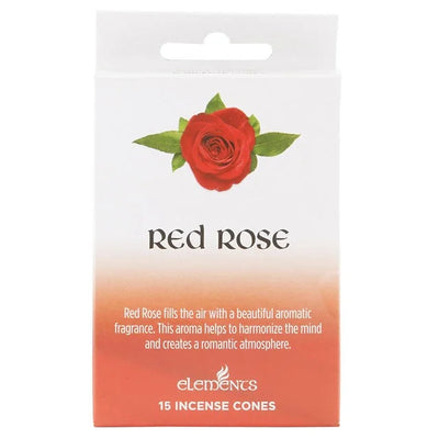 Red Rose Incense Cones Daisy Devotion