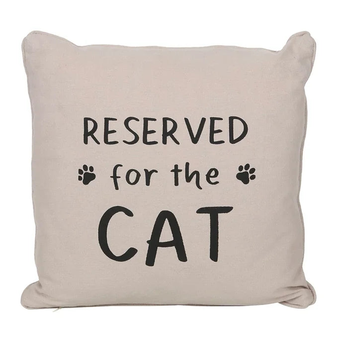 Reserved for the Cat Reversible Cushion Daisy Devotion