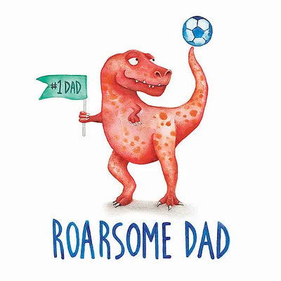 Roarsome Dad Card Daisy Devotion