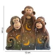 See, Speak, Hear No Evil Monkeys Daisy Devotion