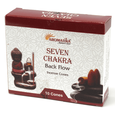 Seven Chakra Backflow Cones Daisy Devotion