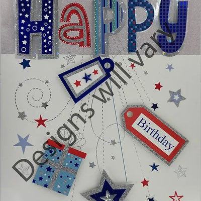 Silver Birthday Card Daisy Devotion