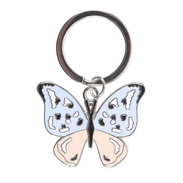 Silver Butterfly Keyring Daisy Devotion