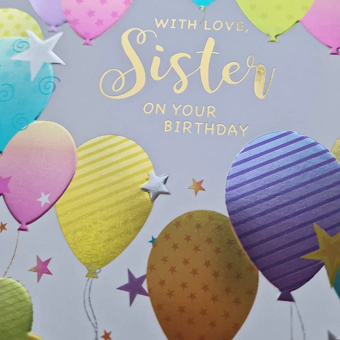 Sister Birthday Card Daisy Devotion