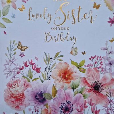Sister Birthday Card 2 Daisy Devotion