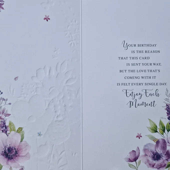 Sister Birthday Card 3 Daisy Devotion