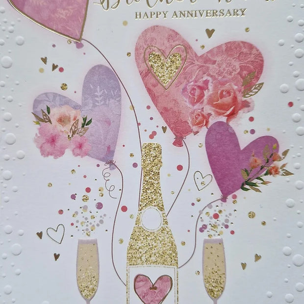 Sister & Brother-in-Law Wedding Anniversary Card Daisy Devotion