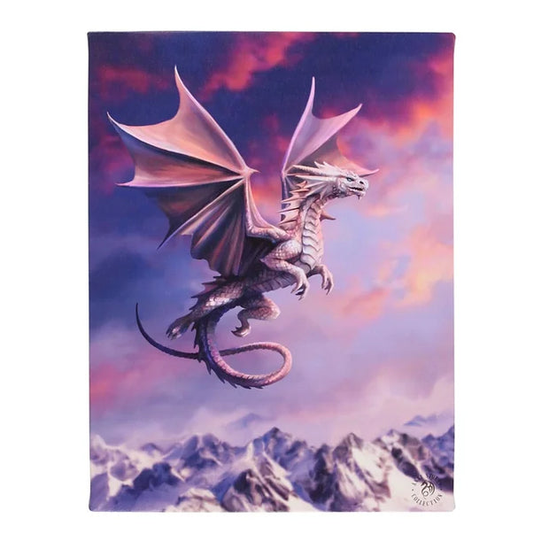 Sky Queen Canvas Plaque By Anne Stokes Daisy Devotion