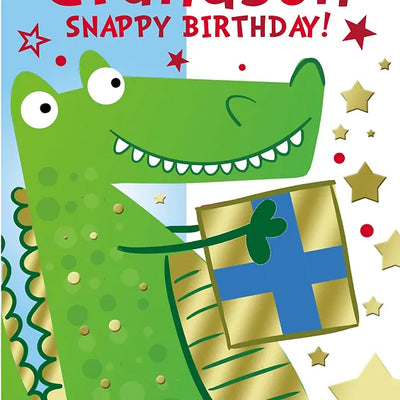 Snappy Birthday Grandson Card Daisy Devotion