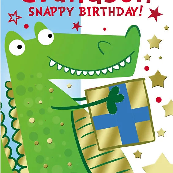 Snappy Birthday Grandson Card Daisy Devotion