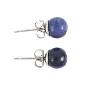 Sodalite Semi Precious Crystal Earrings Daisy Devotion