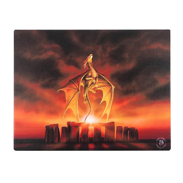 Solstice Canvas Plaque By Anne Stokes Daisy Devotion