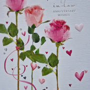 Son & Daughter-in-law Wedding Anniversary Card Daisy Devotion