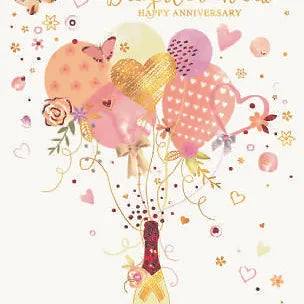 Son & Daughter-in-law Wedding Anniversary Card Daisy Devotion