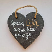 Spread Love Everywhere You Go Slate Heart Daisy Devotion